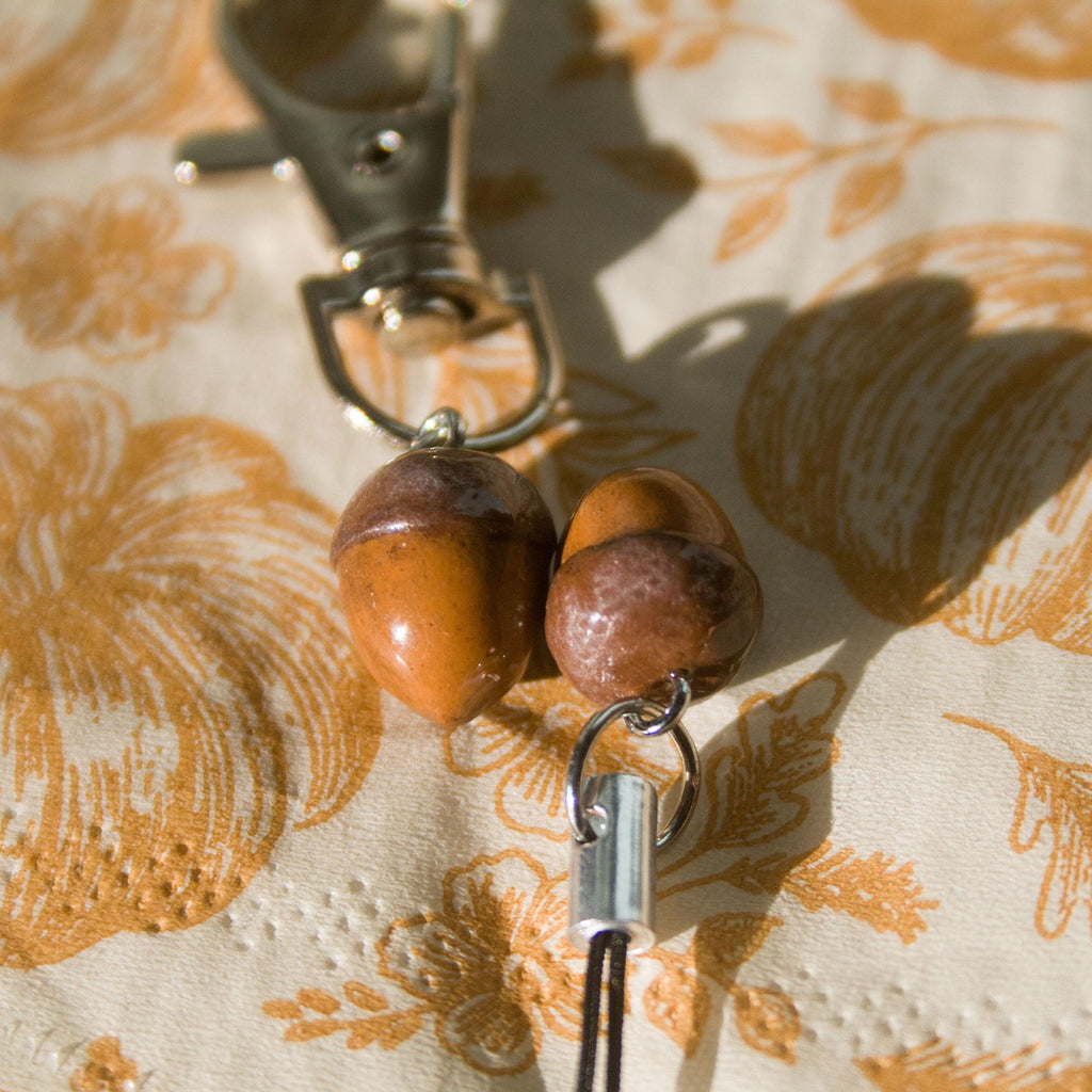 Acorn Clay Charm