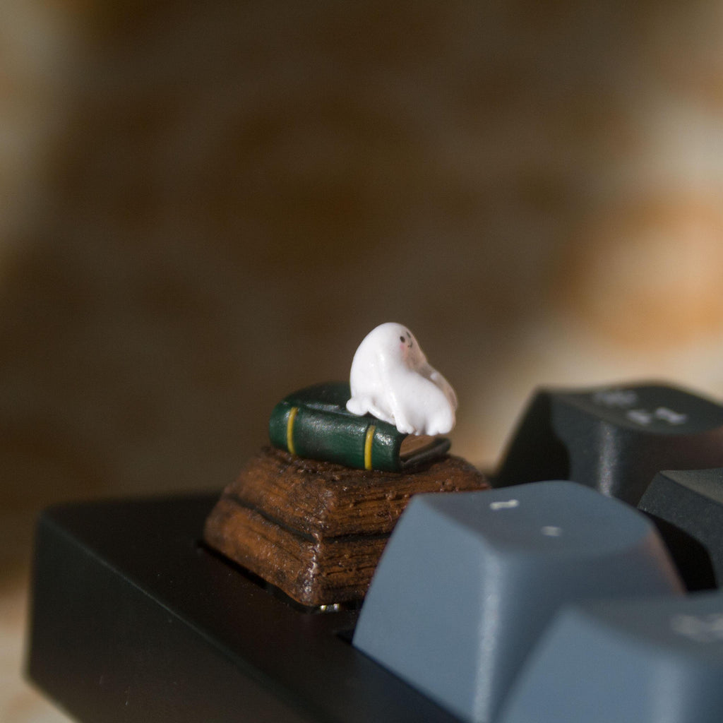 Ghost Book Artisan Keycap