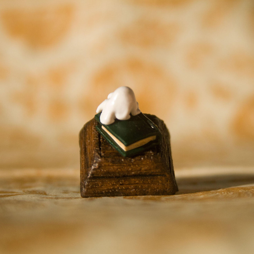 Ghost Book Artisan Keycap