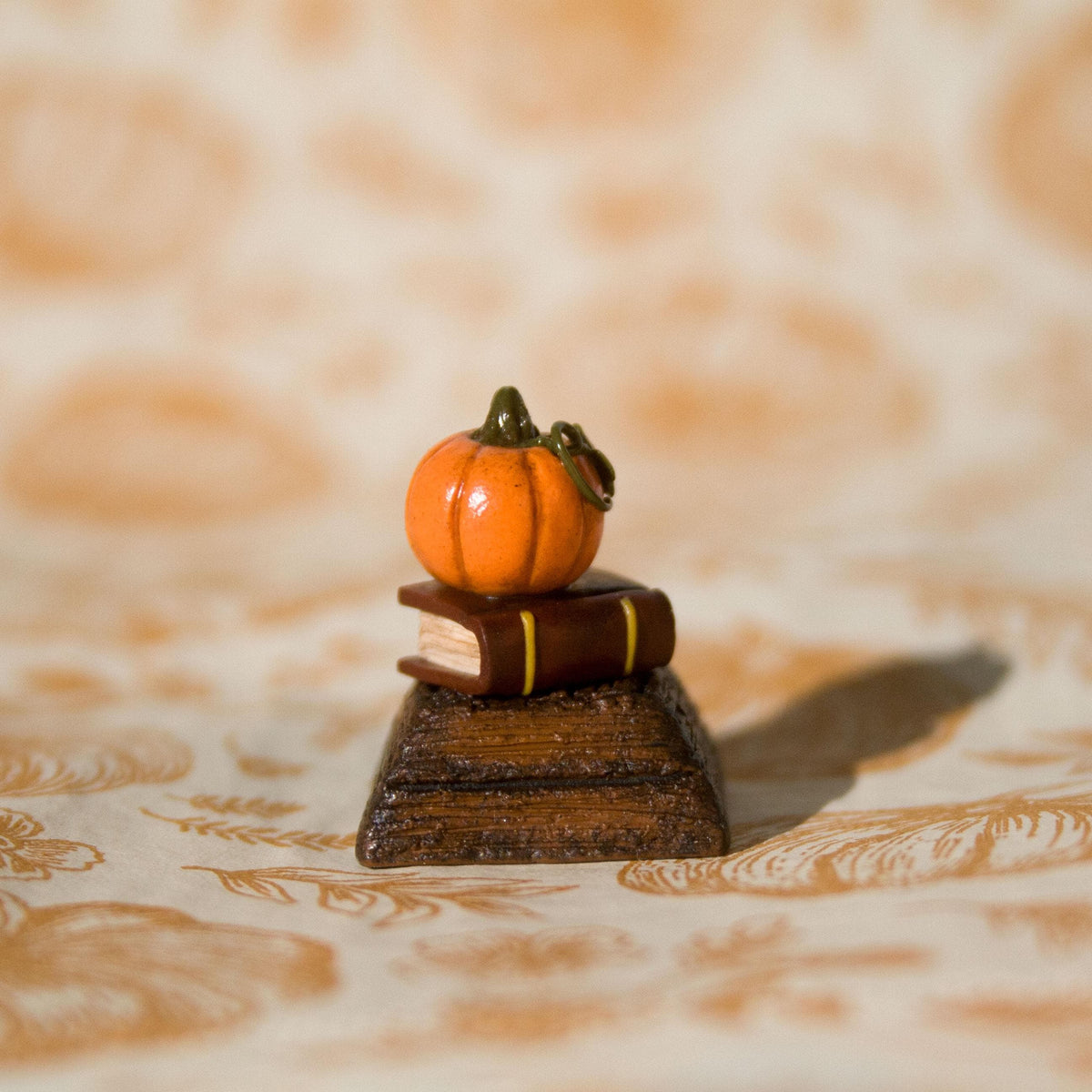 Pumpkin Book Artisan Keycap