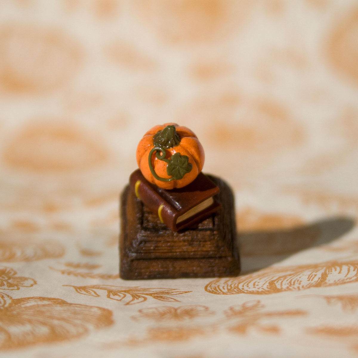 Pumpkin Book Artisan Keycap