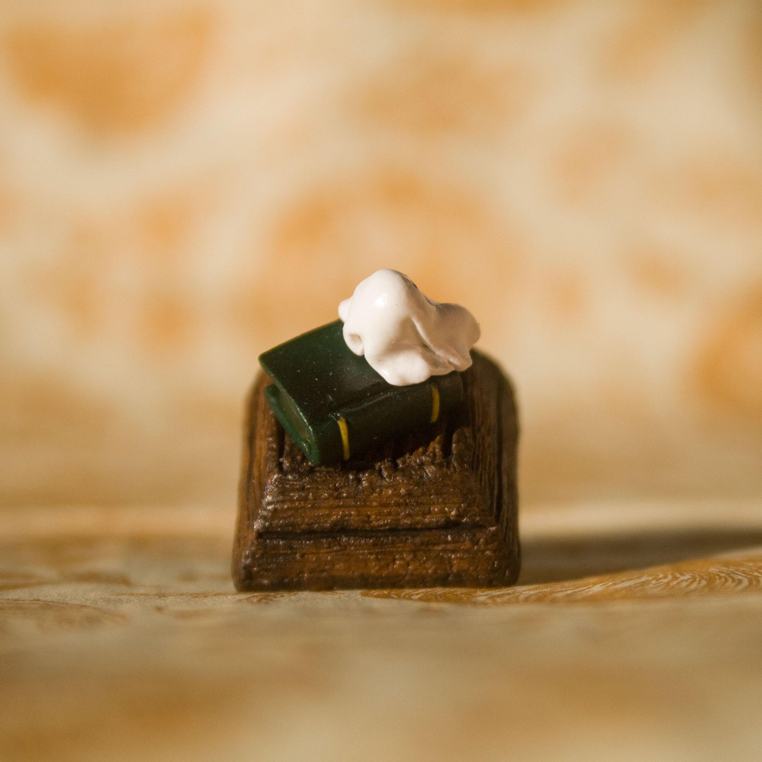 Ghost Book Artisan Keycap