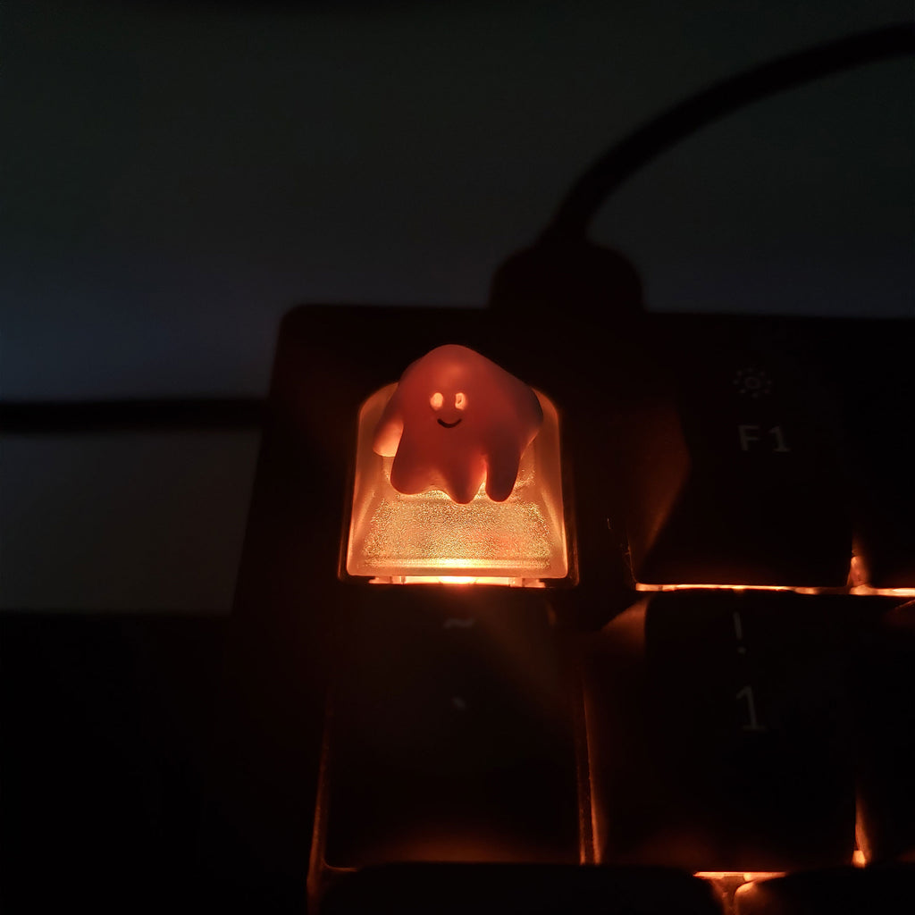 Glowing Ghost Artisan Keycap