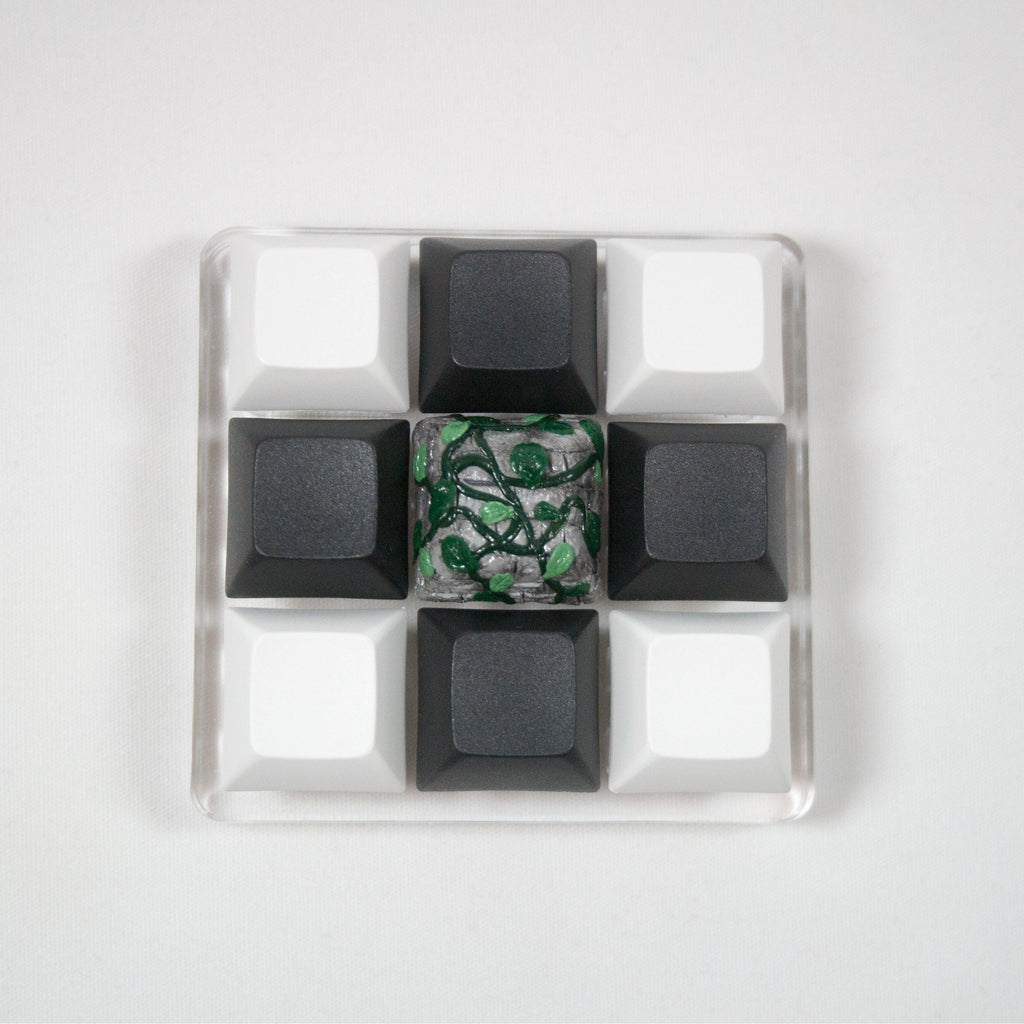 Ivy Vine Growing on Stone Artisan Keycap