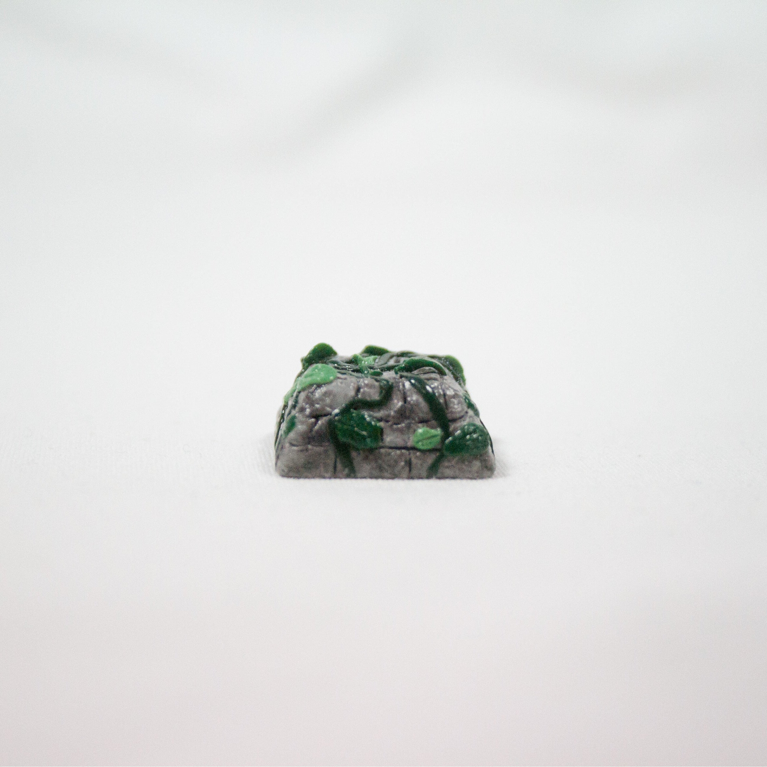 Ivy Vine Growing on Stone Artisan Keycap