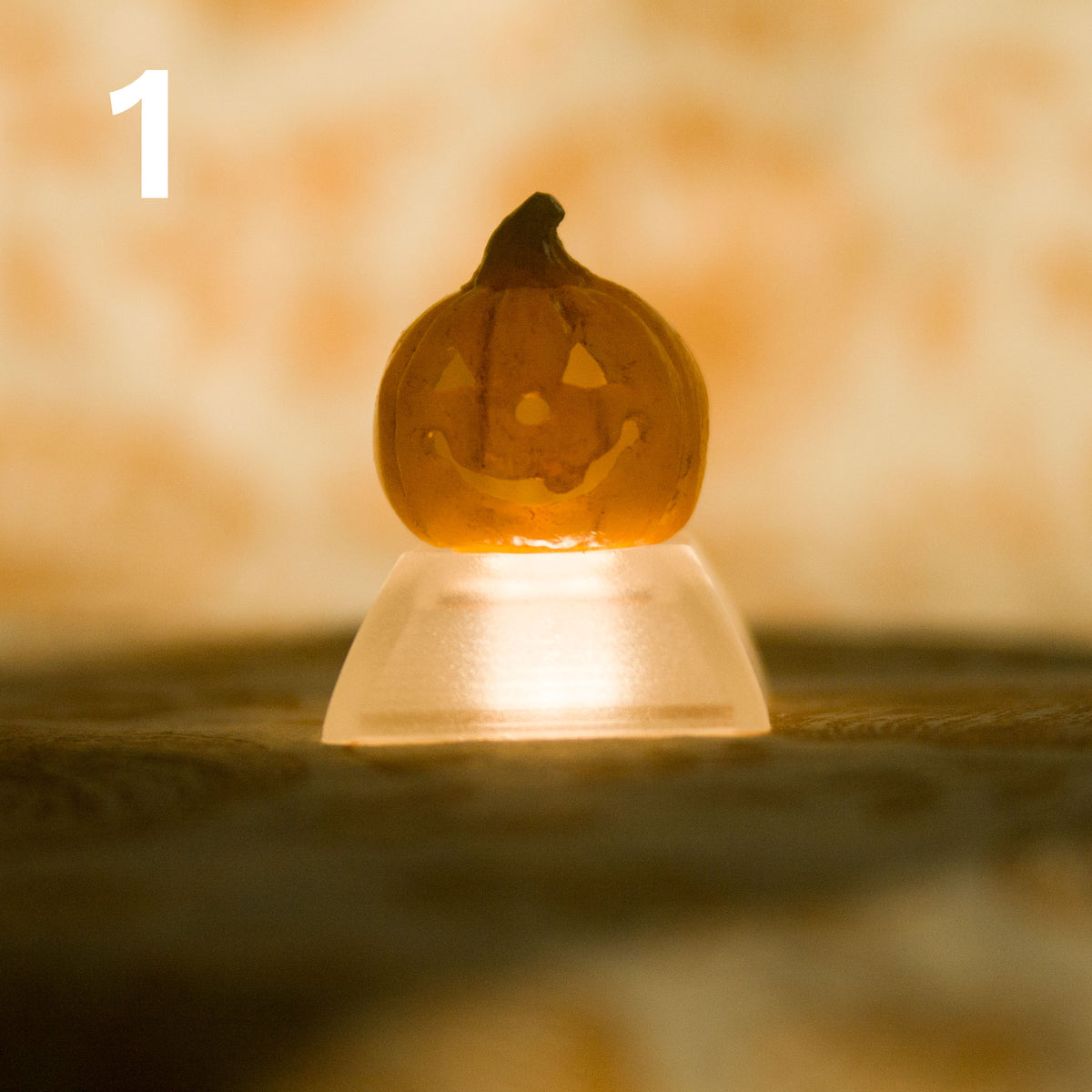 Custom Jack-o-Lantern Artisan Keycap