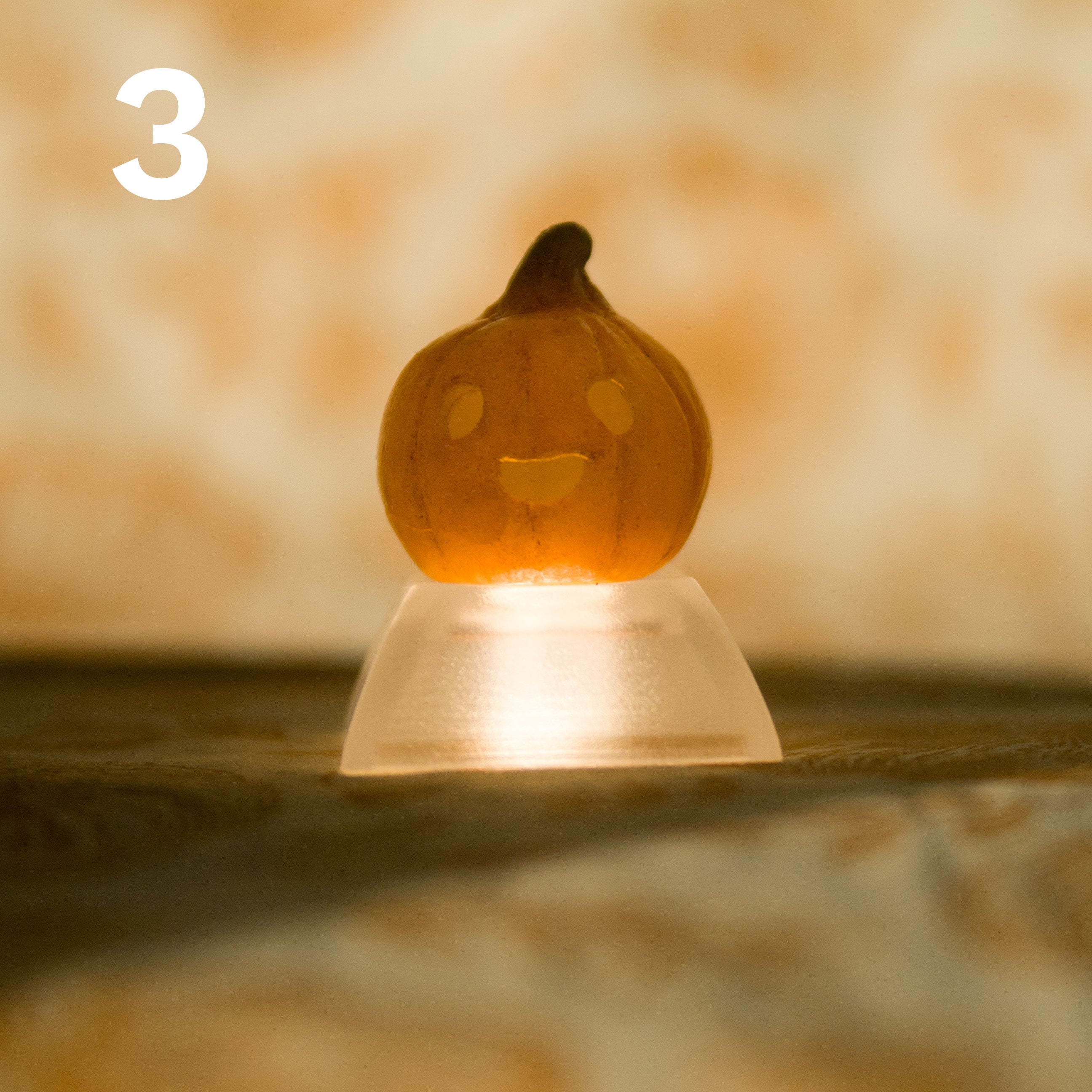Custom Jack-o-Lantern Artisan Keycap
