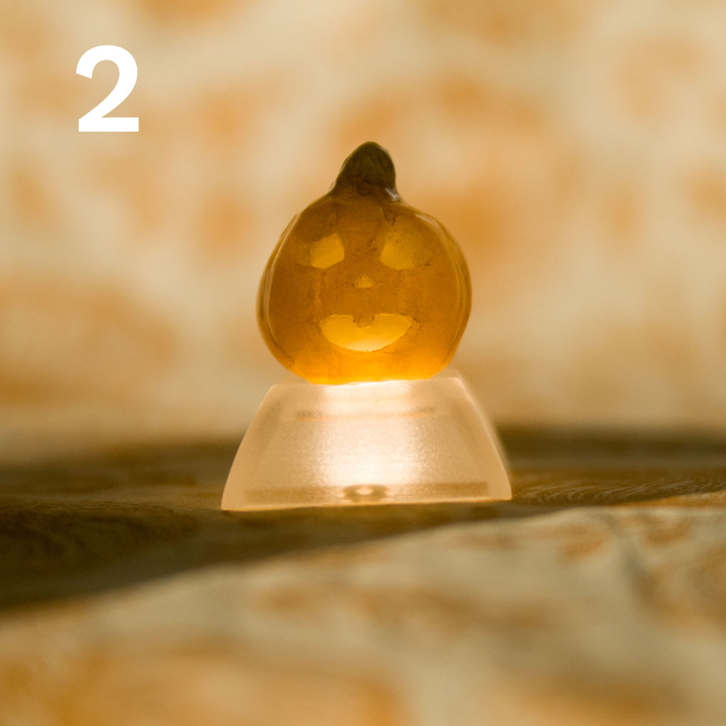 Custom Jack-o-Lantern Artisan Keycap