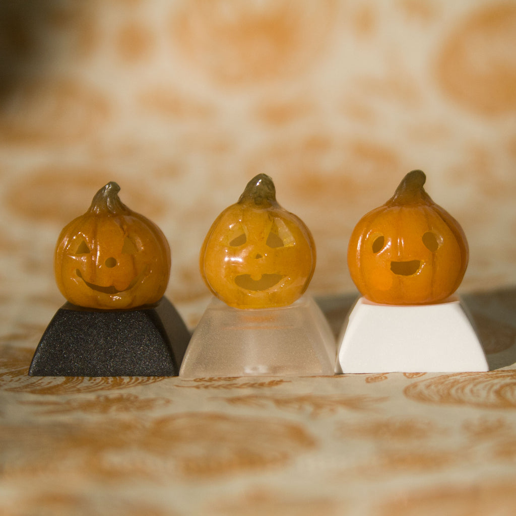 Custom Jack-o-Lantern Artisan Keycap
