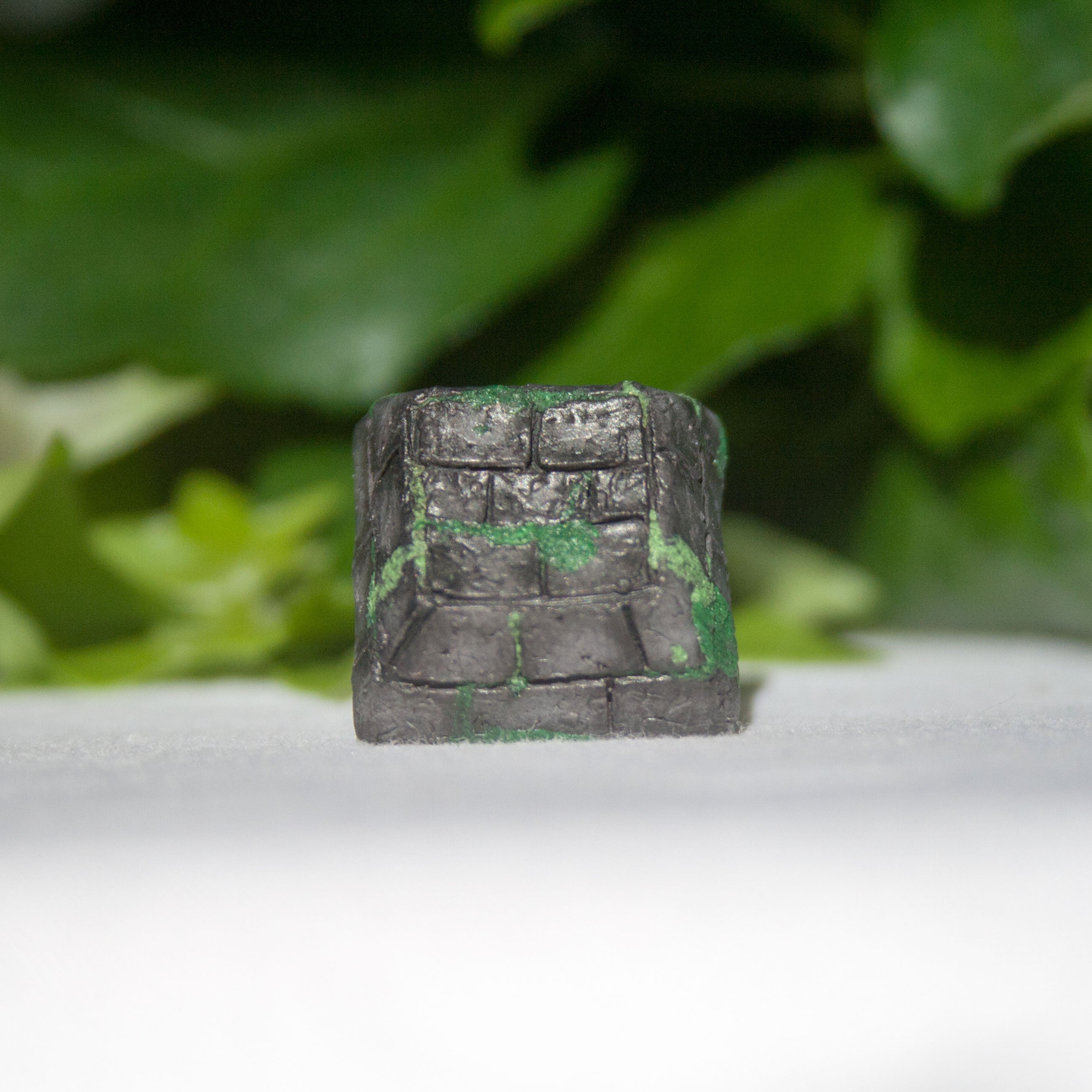 Mossy Cobblestone Artisan Keycap