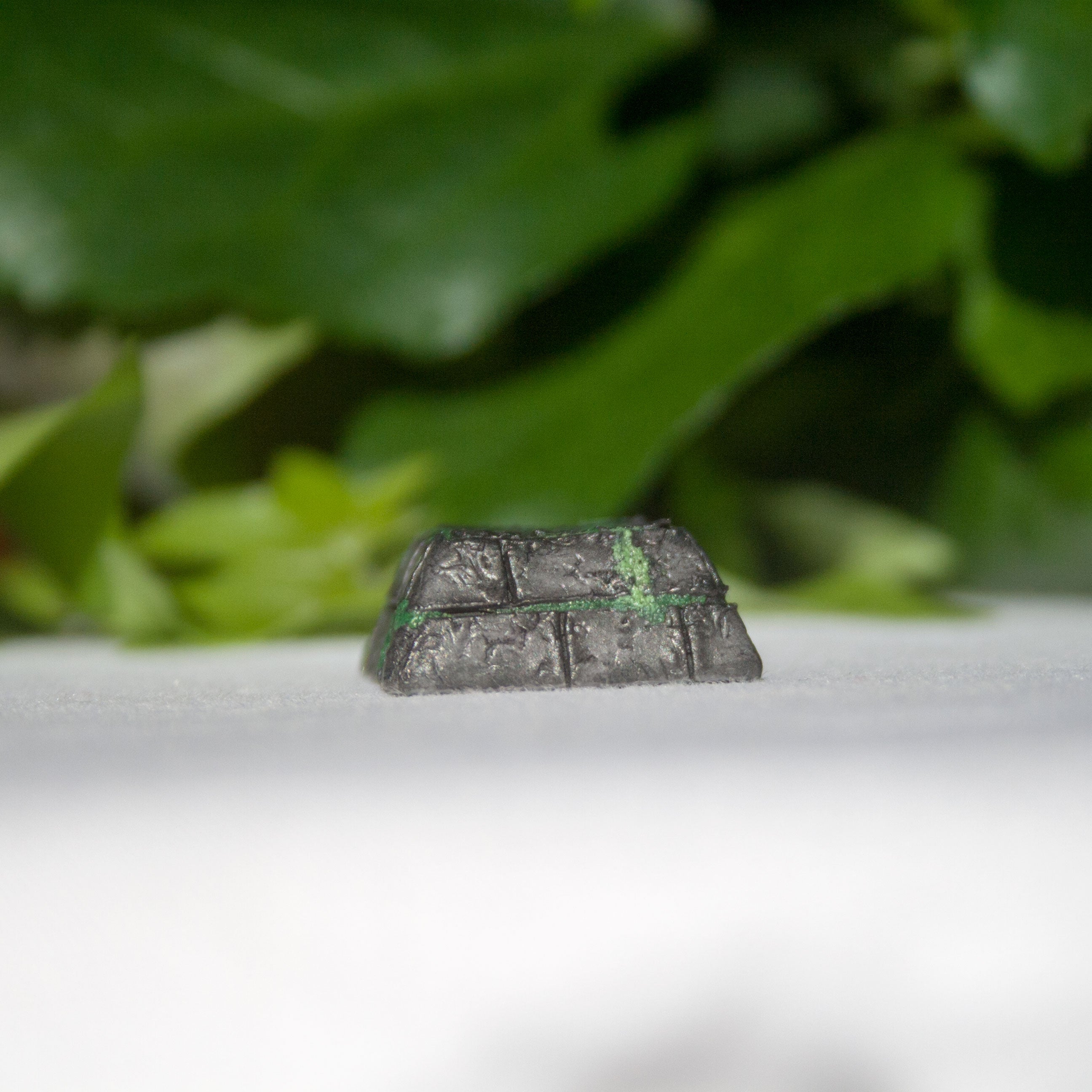 Mossy Cobblestone Artisan Keycap