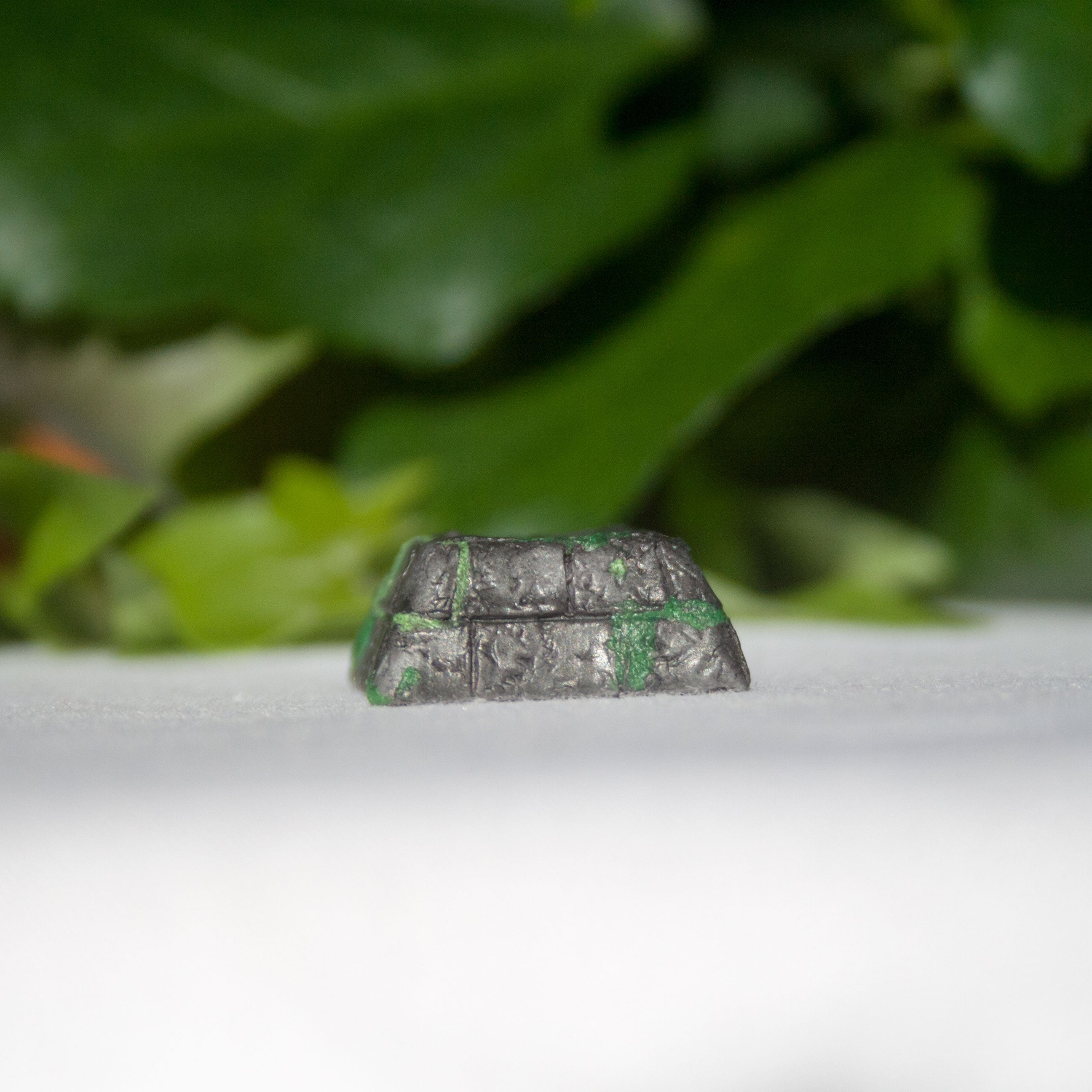 Mossy Cobblestone Artisan Keycap