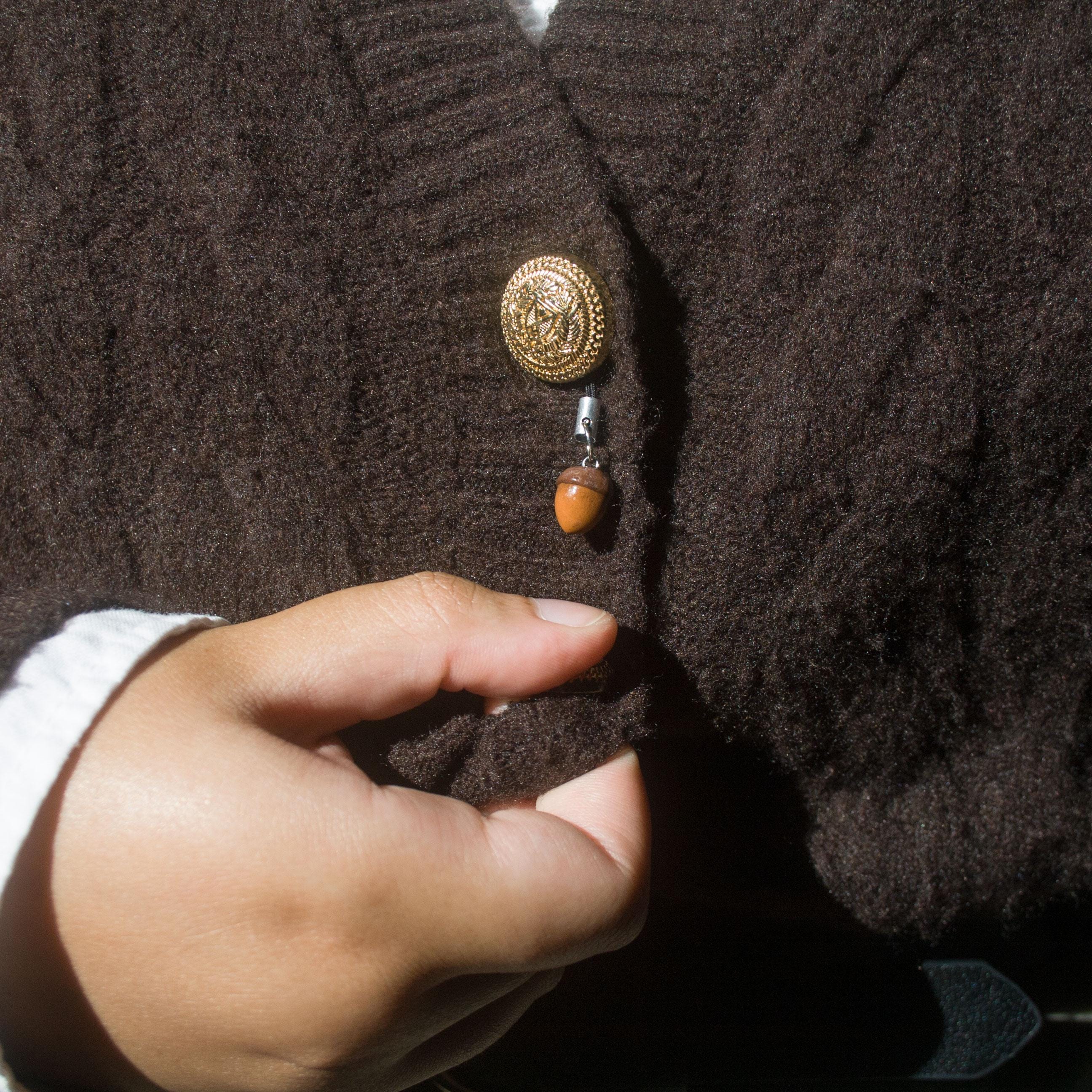Acorn Clay Charm