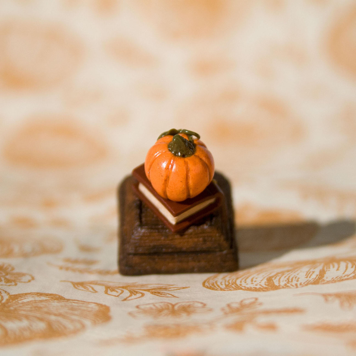Pumpkin Book Artisan Keycap